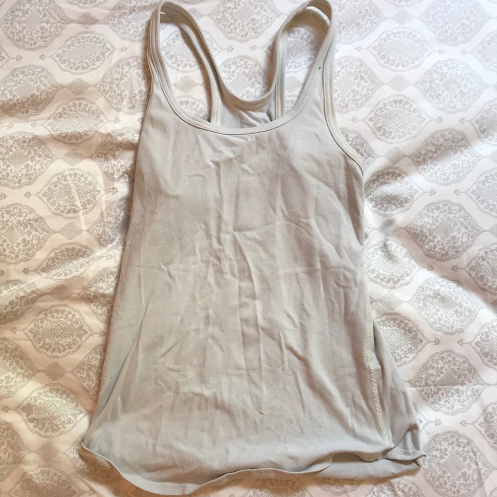 Lululemon white tank top